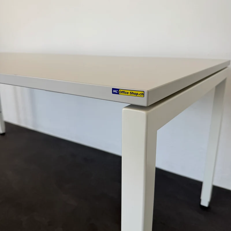 Lista Office LO Motion Schreibtisch Lichtgrau Hell/Weiss - 1800x800 mm