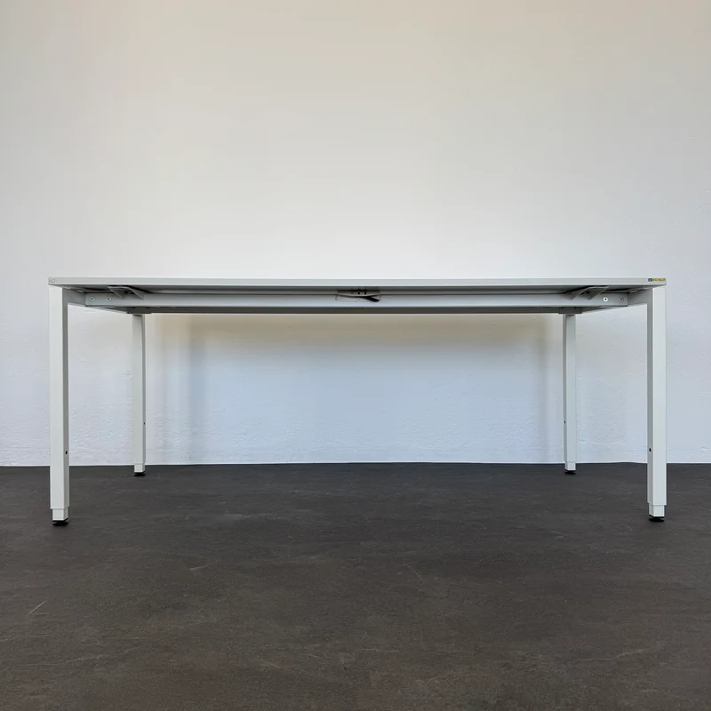 Lista Office LO Motion Schreibtisch Lichtgrau Hell/Weiss - 1800x800 mm