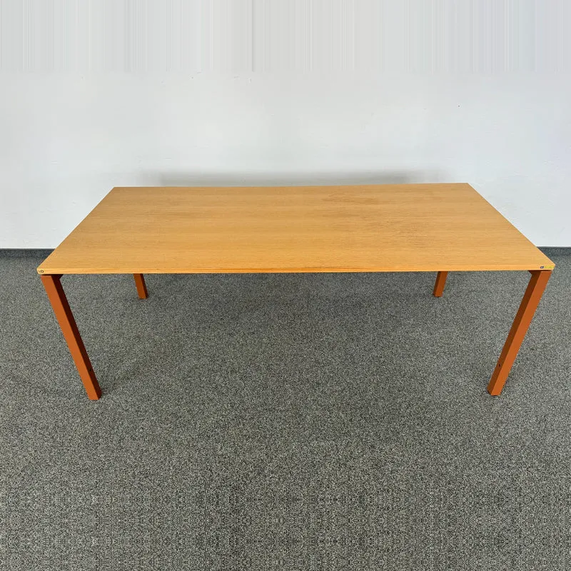 Lista Office LO Motion Schreibtisch Eichenfurnier/Kupferbraun - 1800x800 mm