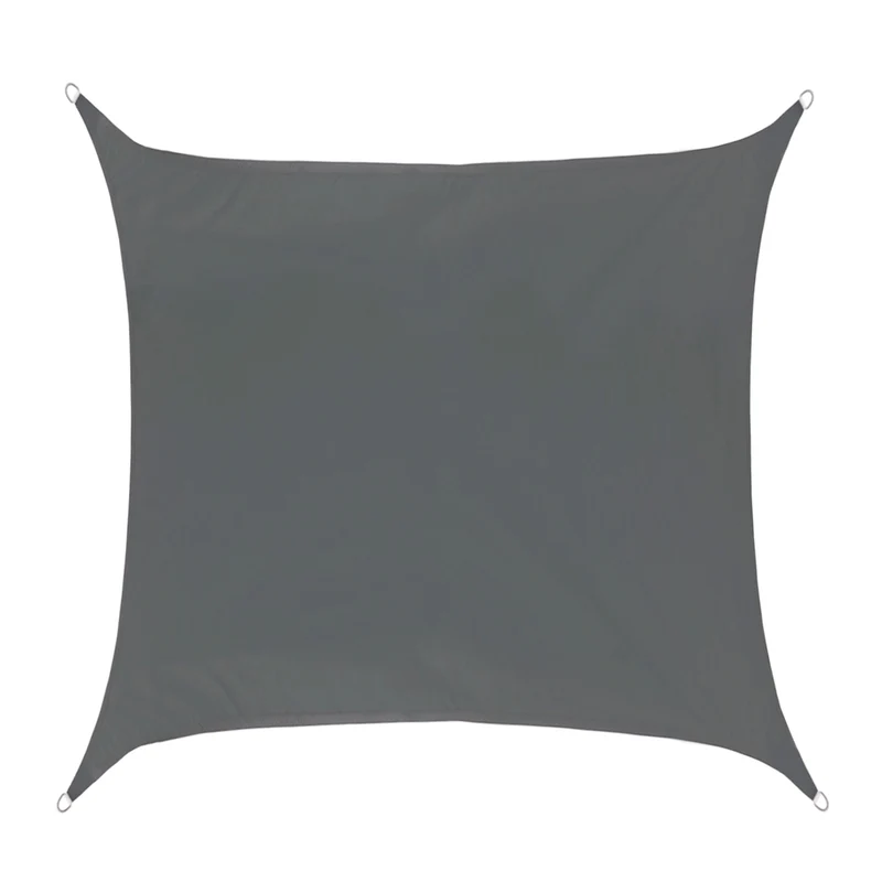 Sonnensegel Viereck Dunkelgrau 3x3m