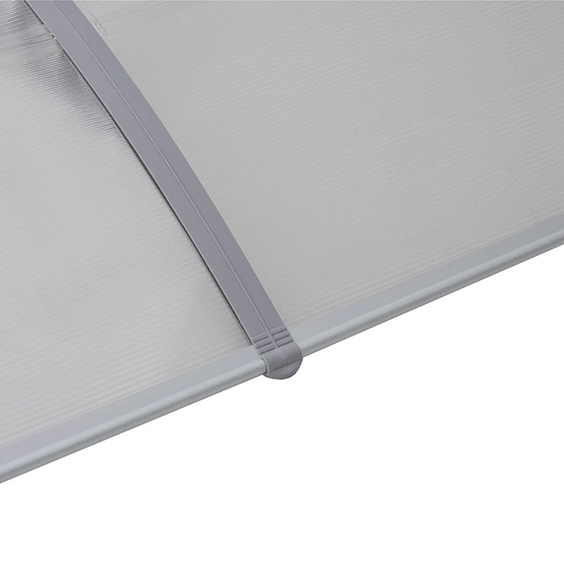 Vordach Überdachung transparent robust Haustürvorach Pultvordach grau weiß
