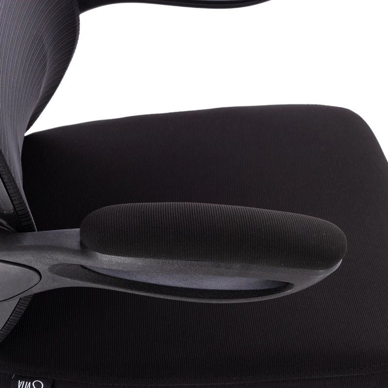 TOM Bürostuhl Schreibtischstuhl ergonomisch verstellbar Rollen Schwarz/Grau