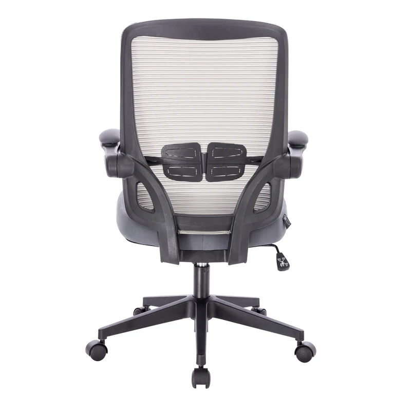 TOM Bürostuhl Schreibtischstuhl ergonomisch verstellbar Rollen Schwarz/Grau