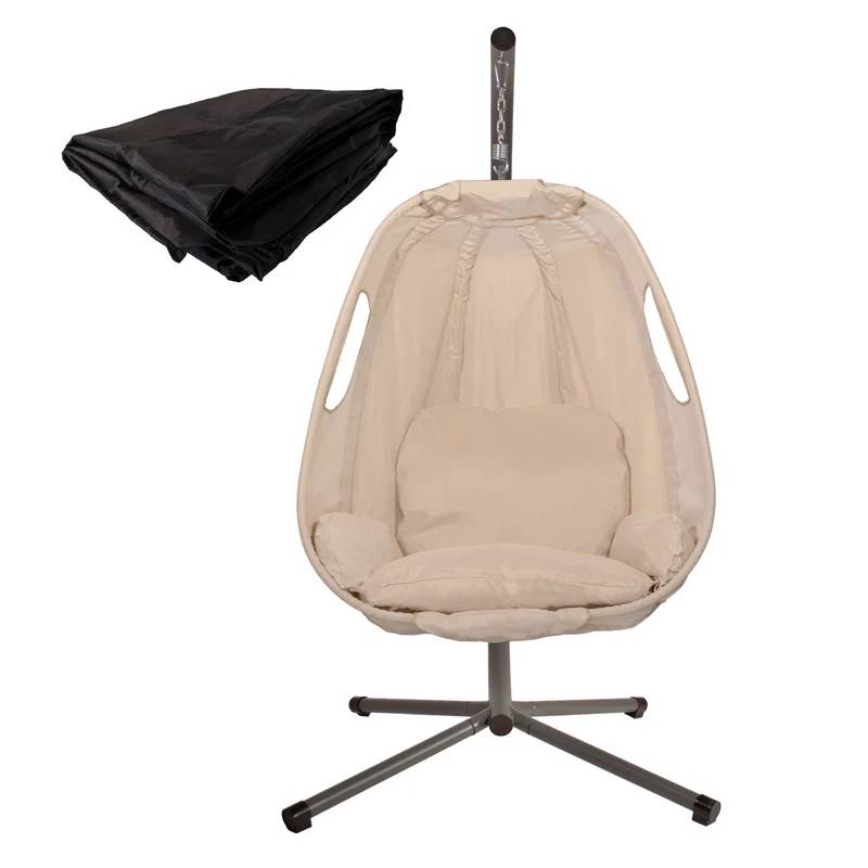 SNUGGY Set Hängesessel Abdeckhaube Beige (91451 + 91529)