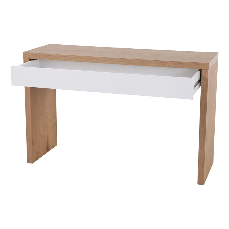 ANGULAR Schreibtisch mit Schublade Schminktisch Frisiertisch 120x40x76 cm