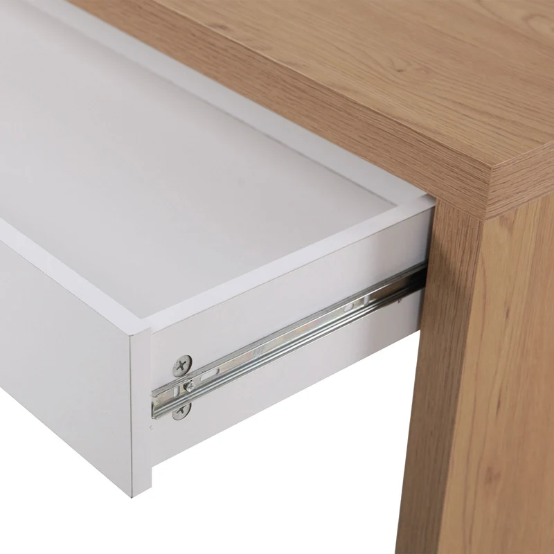 ANGULAR Schreibtisch mit Schublade Schminktisch Frisiertisch 120x40x76 cm