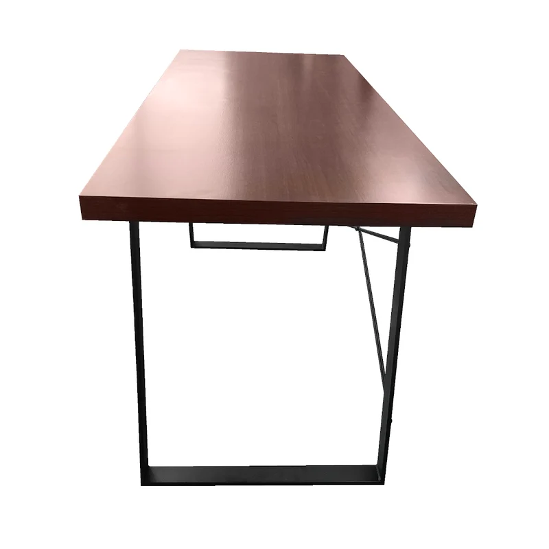 Industrial Schreibtisch in Holz-Optik mit Metallbeinen