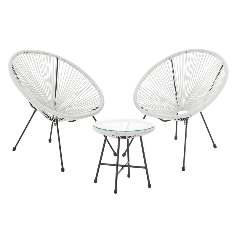 BALI Egg Chair Balkon Set