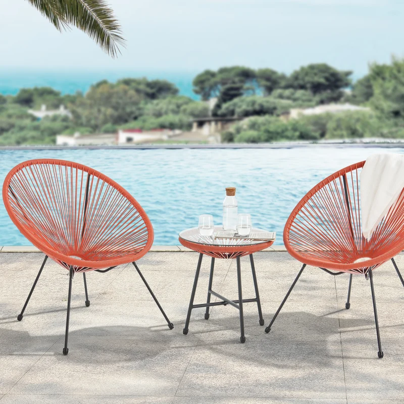 BALI Egg Chair Balkon Set
