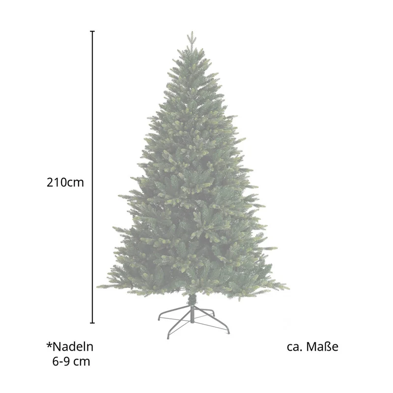 Künstlicher Weihnachtsbaum Spritzguss-Nadeln