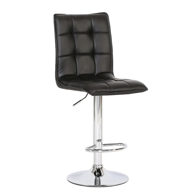 2er Set Barhocker gesteppt Kunstleder
