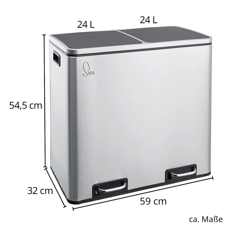 Mülleimer moderne Pedale
