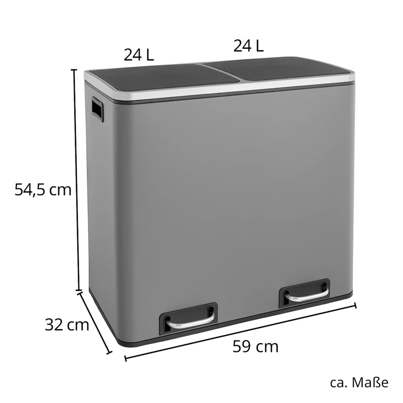 Mülleimer moderne Pedale