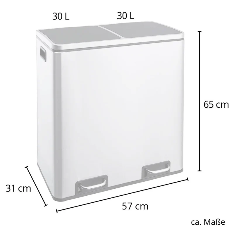 Mülleimer moderne Pedale