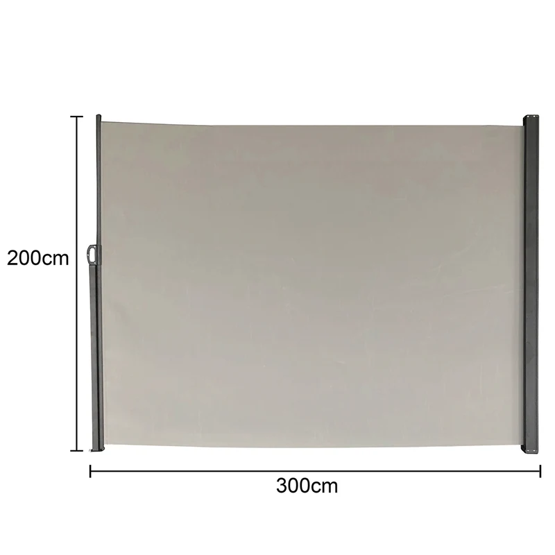 Seitenmarkise 280g/m² Balkon-Markise Sonnenschutz Sichtschutz