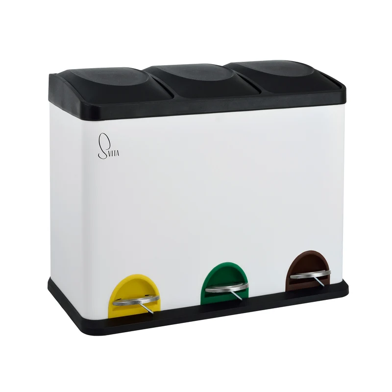 Mülleimer bunte Pedale