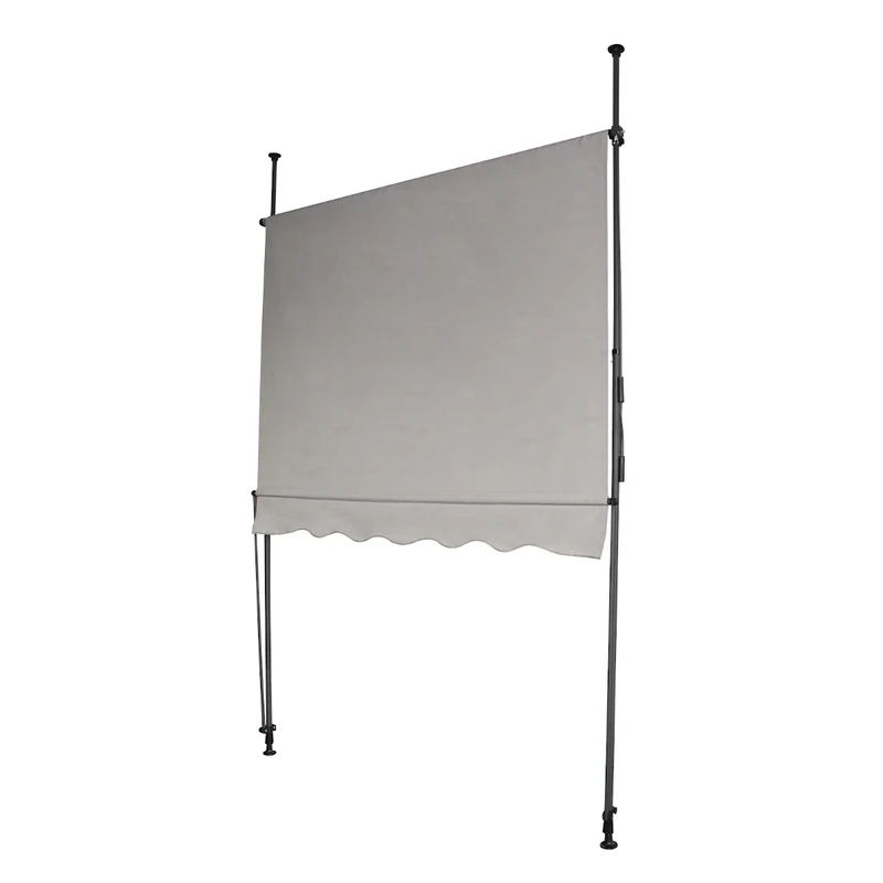 Klemmmarkise 280g/m² Balkon-Markise Vordach Sonnenschutz mit Handkurbel