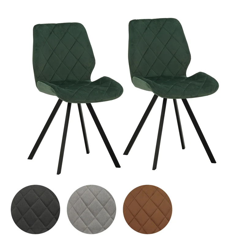 DIAMOND 2er Set Esszimmerstühle