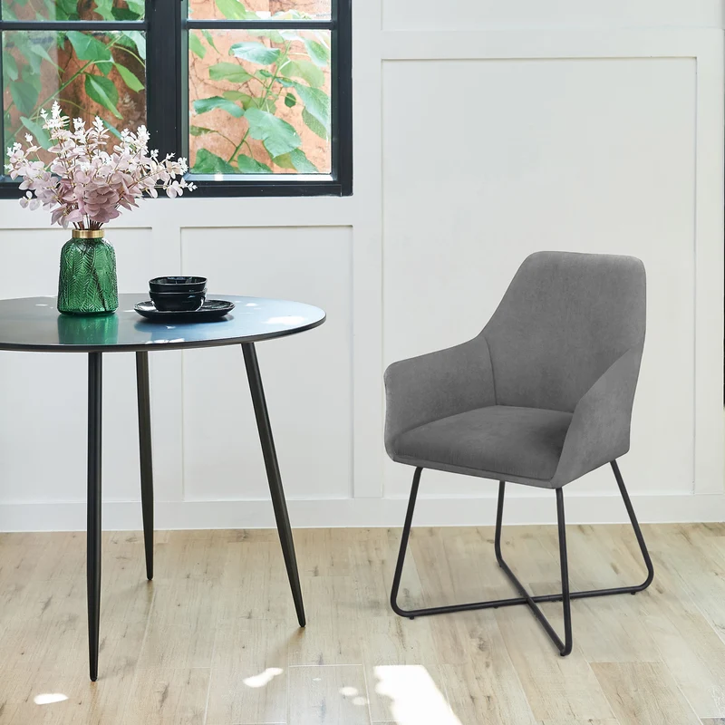 JOSIE Dining 2er Set Esszimmerstühle Sessel mit Armlehnen