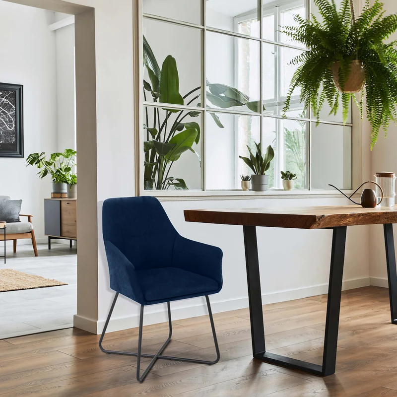 JOSIE Dining 2er Set Esszimmerstühle Sessel mit Armlehnen