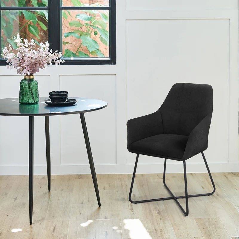 JOSIE Dining 2er Set Esszimmerstühle Sessel mit Armlehnen