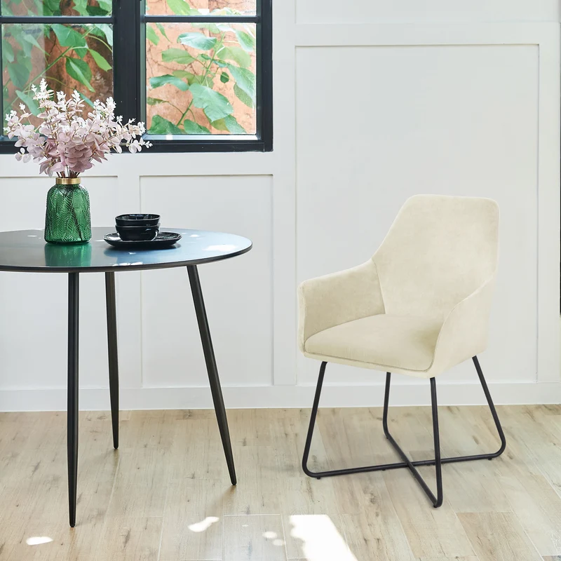 JOSIE Dining 2er Set Esszimmerstühle Sessel mit Armlehnen