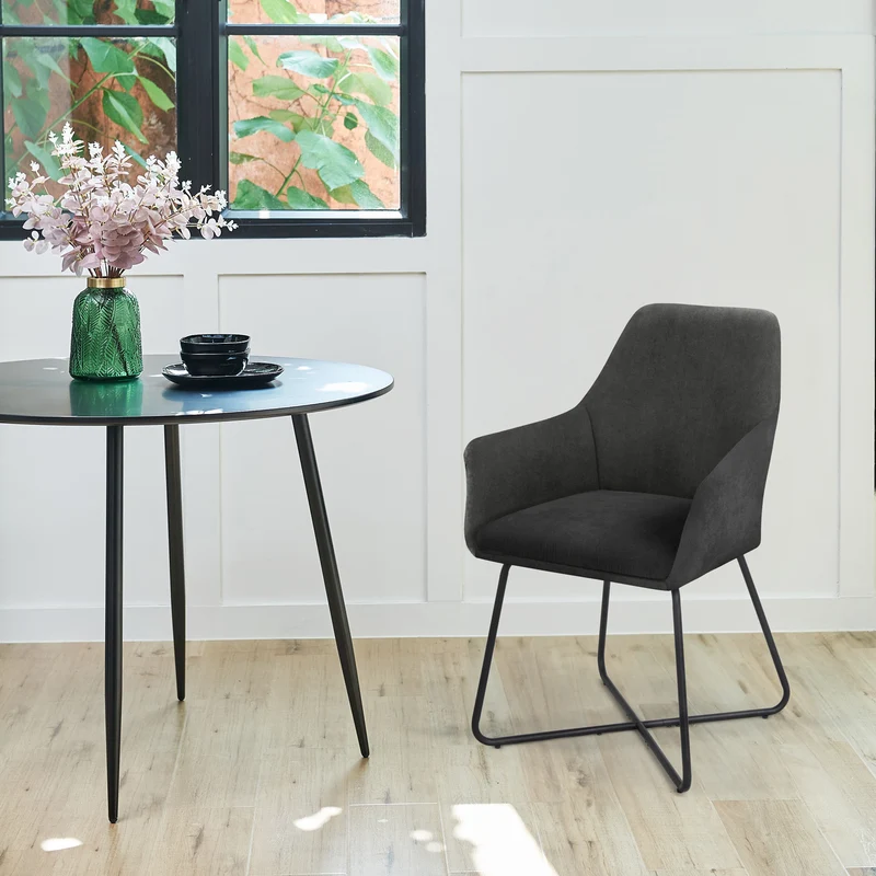 JOSIE Dining 2er Set Esszimmerstühle Sessel mit Armlehnen