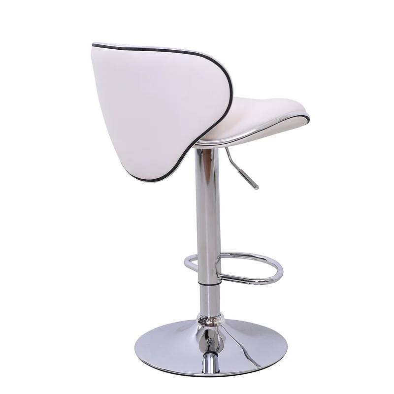 2er Set Barhocker Lounge Hocker Barstuhl Küchestuhl Tresenstuhl Cocktail weiß