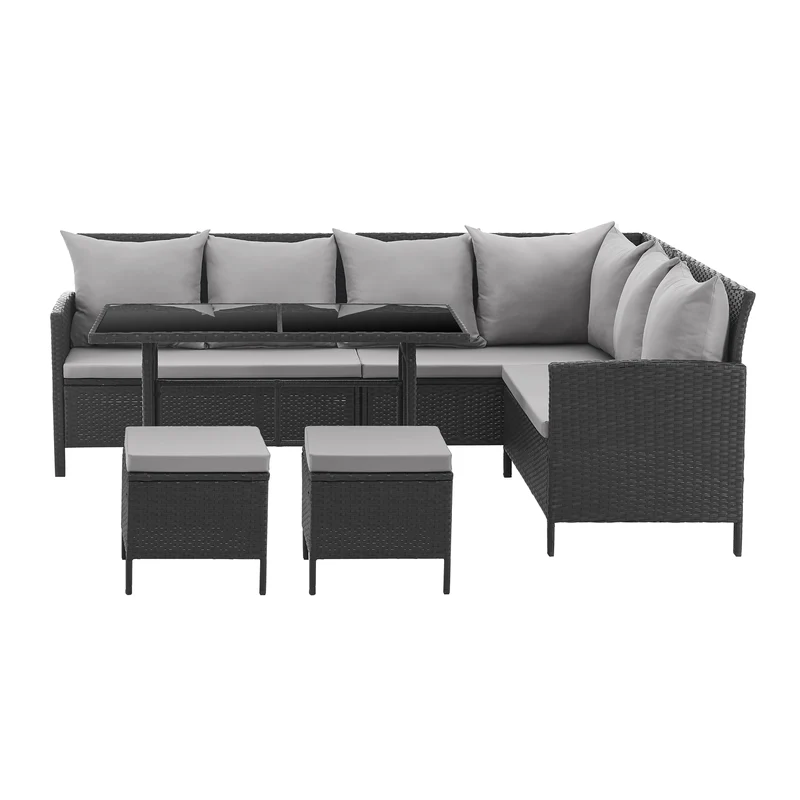 MADISON Rattan-Lounge Ecksofa Rattan-Lounge Gartenmöbel