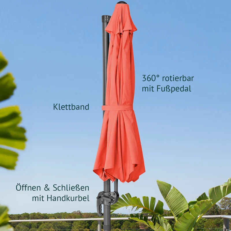 AREA Ampelschirm Aluminium