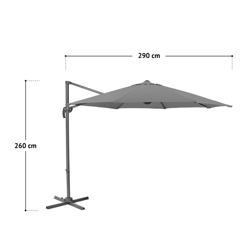 AREA Ampelschirm Aluminium