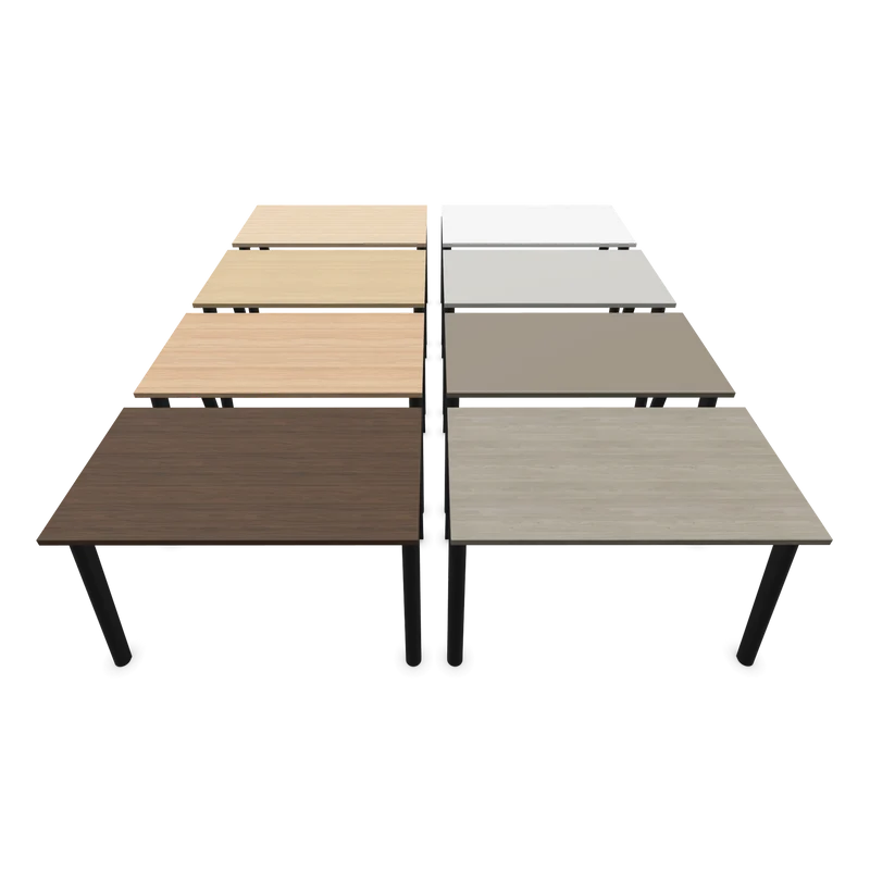 Narbutas Nova Wood Schreibtisch Gestell Esche Schwarz