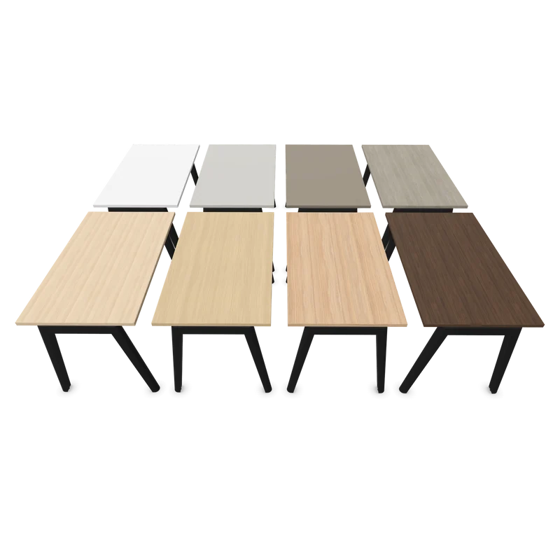 Narbutas Nova Wood Schreibtisch Gestell Esche Schwarz
