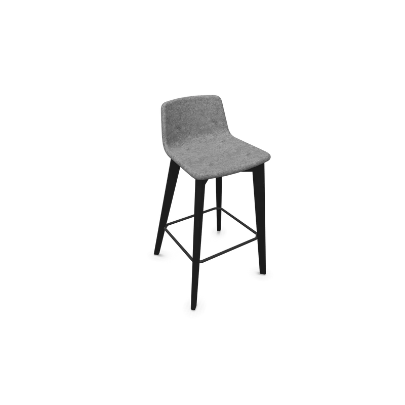 Narbutas Twist & Sit Barhocker Sitzhöhe 735mm - Esche schwarz