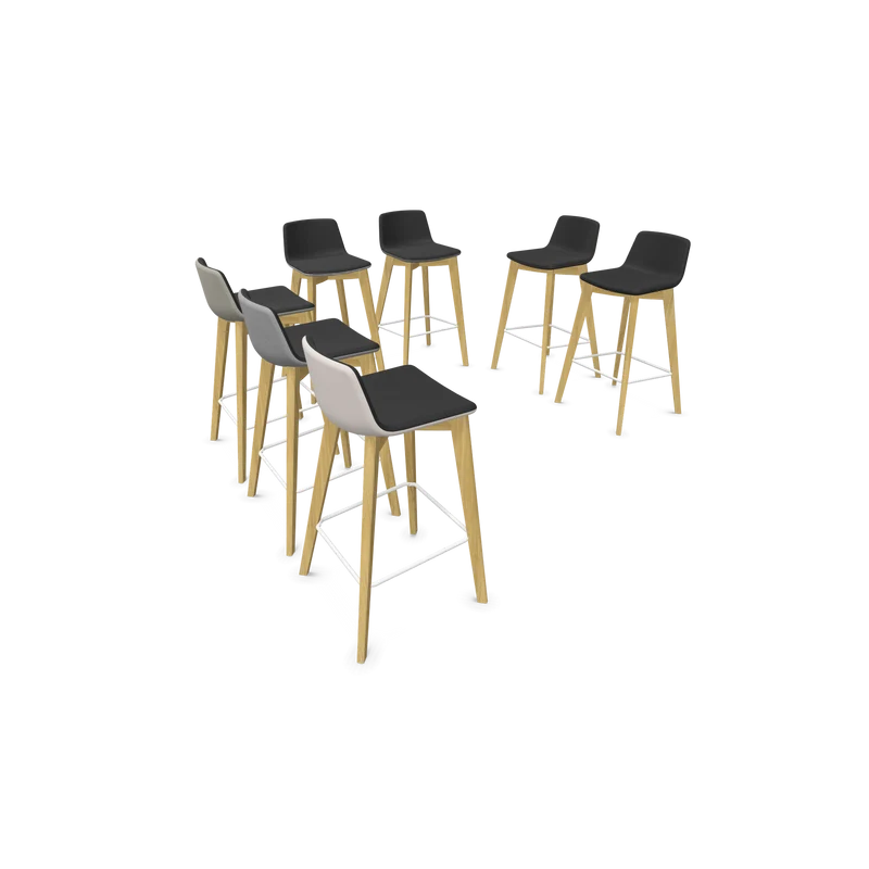 Narbutas Twist & Sit Barhocker Sitzhöhe 735mm - Esche natur