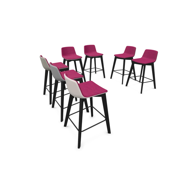 Narbutas Twist & Sit Barhocker Sitzhöhe 635mm - Esche schwarz