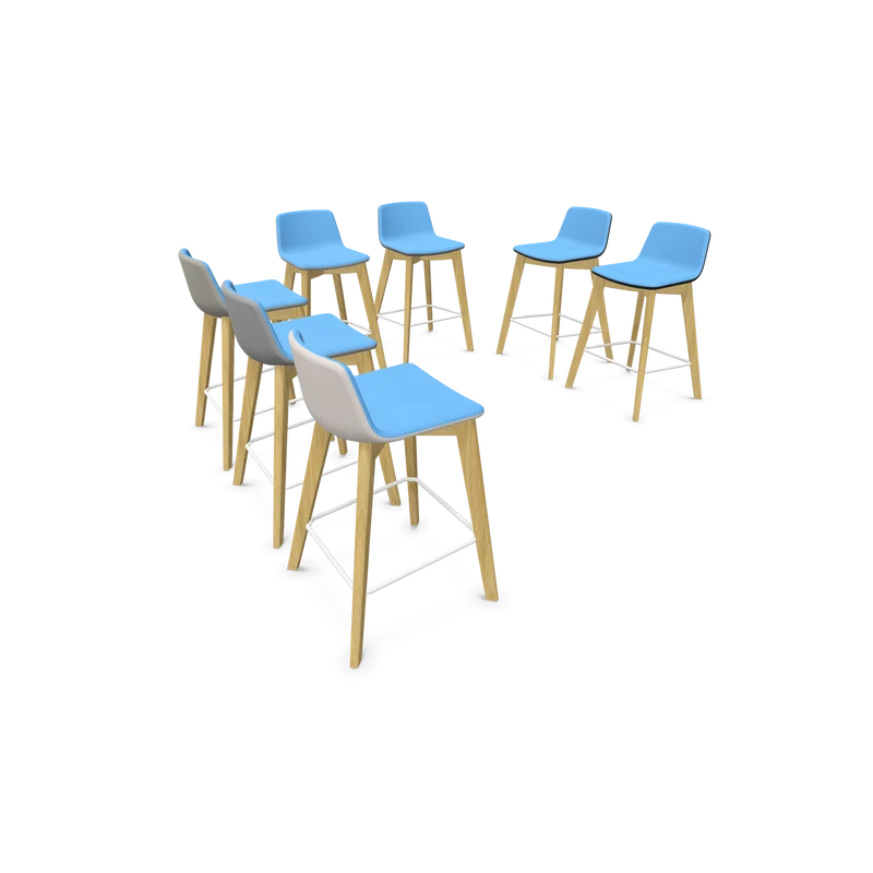 Narbutas Twist & Sit Barhocker Sitzhöhe 635mm - Esche natur