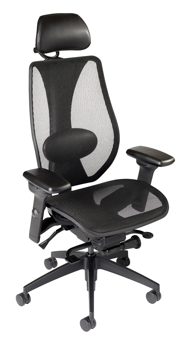 tCentric Hybrid Mesh Backrest & Seat, Black Frame