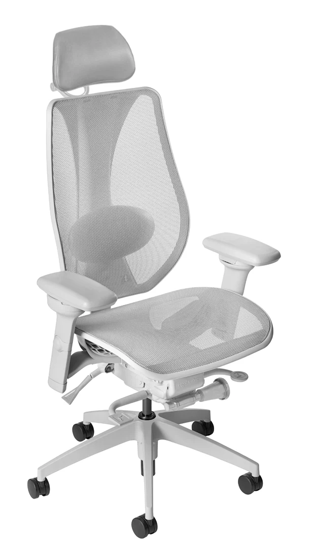 tCentric Hybrid Mesh Backrest & Seat, Light Grey Frame