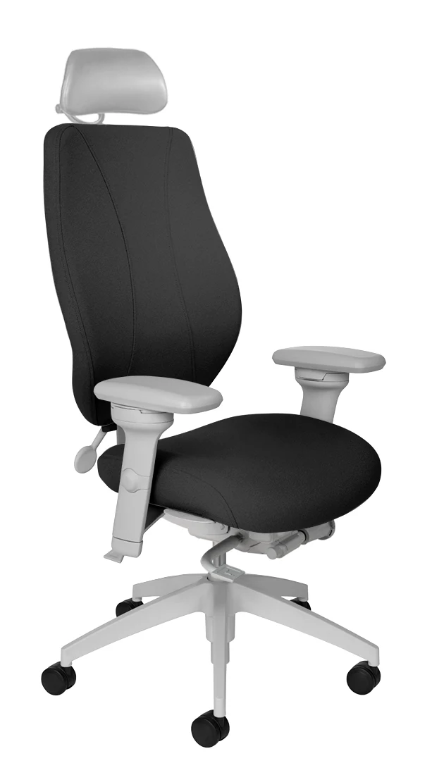 tCentric Hybrid with Upholstered Backrest and Seat Light Grey