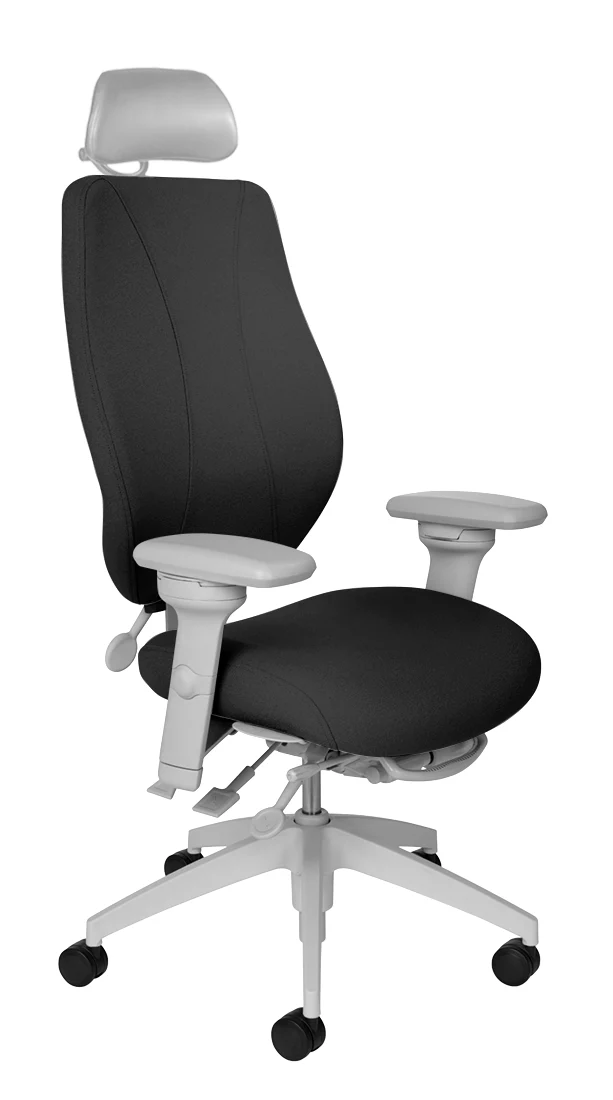 tCentric Hybrid with Upholstered Backrest and Seat Light Grey