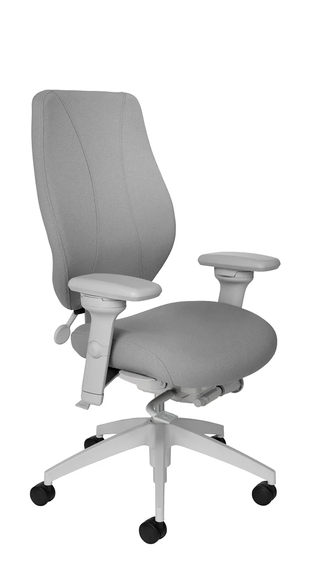 tCentric Hybrid with Upholstered Backrest and Seat Light Grey