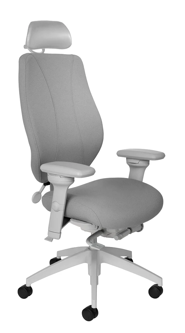 tCentric Hybrid with Upholstered Backrest and Seat Light Grey
