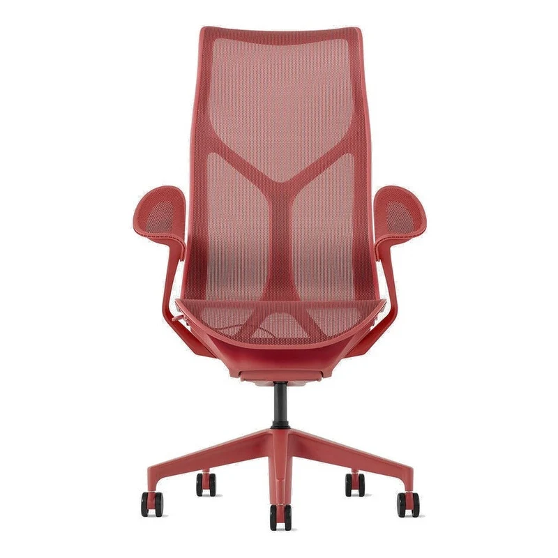 Herman Miller Cosm High Back Chair Canyon with Leaf Arms