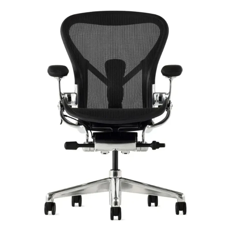 Herman Miller Aeron Chair Remastered Onyx Polished Base