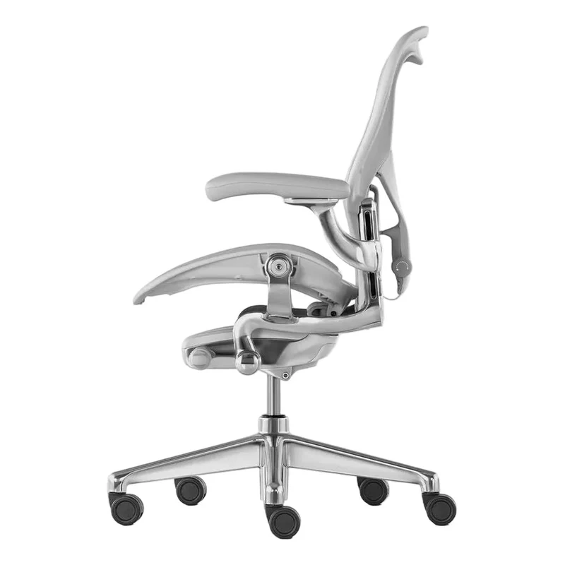 Herman Miller Aeron Chair Remastered Mineral Polished Aluminium
