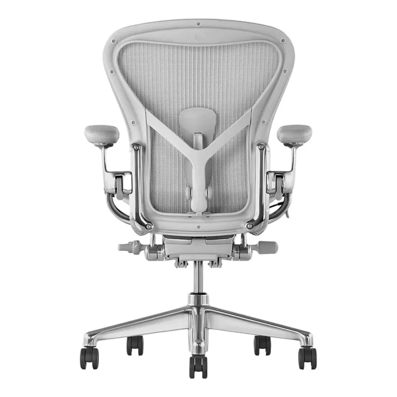 Herman Miller Aeron Chair Remastered Mineral Polished Aluminium
