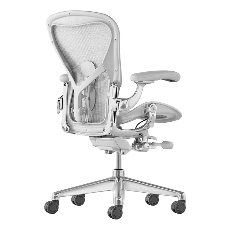 Herman Miller Aeron Chair Remastered Mineral Polished Aluminium