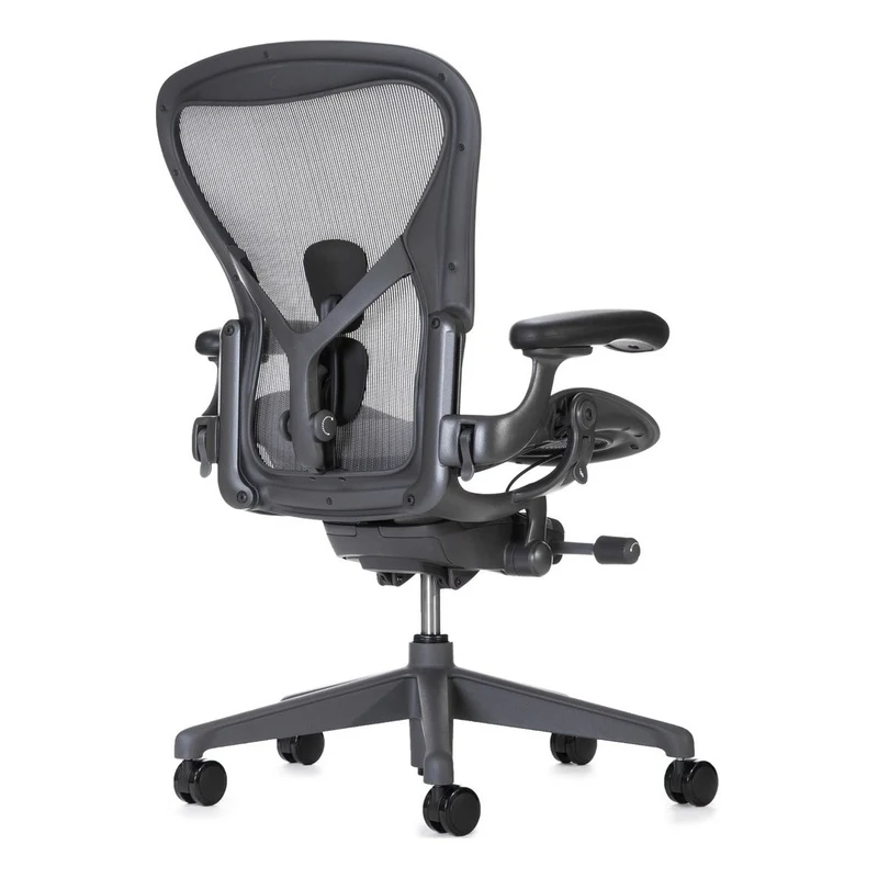 Herman Miller Aeron Chair Graphite Remastered Posturefit