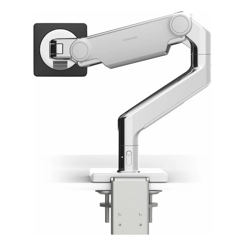 Humanscale M8.1 Monitor Arm – Black or Polished Aluminium with White Trim